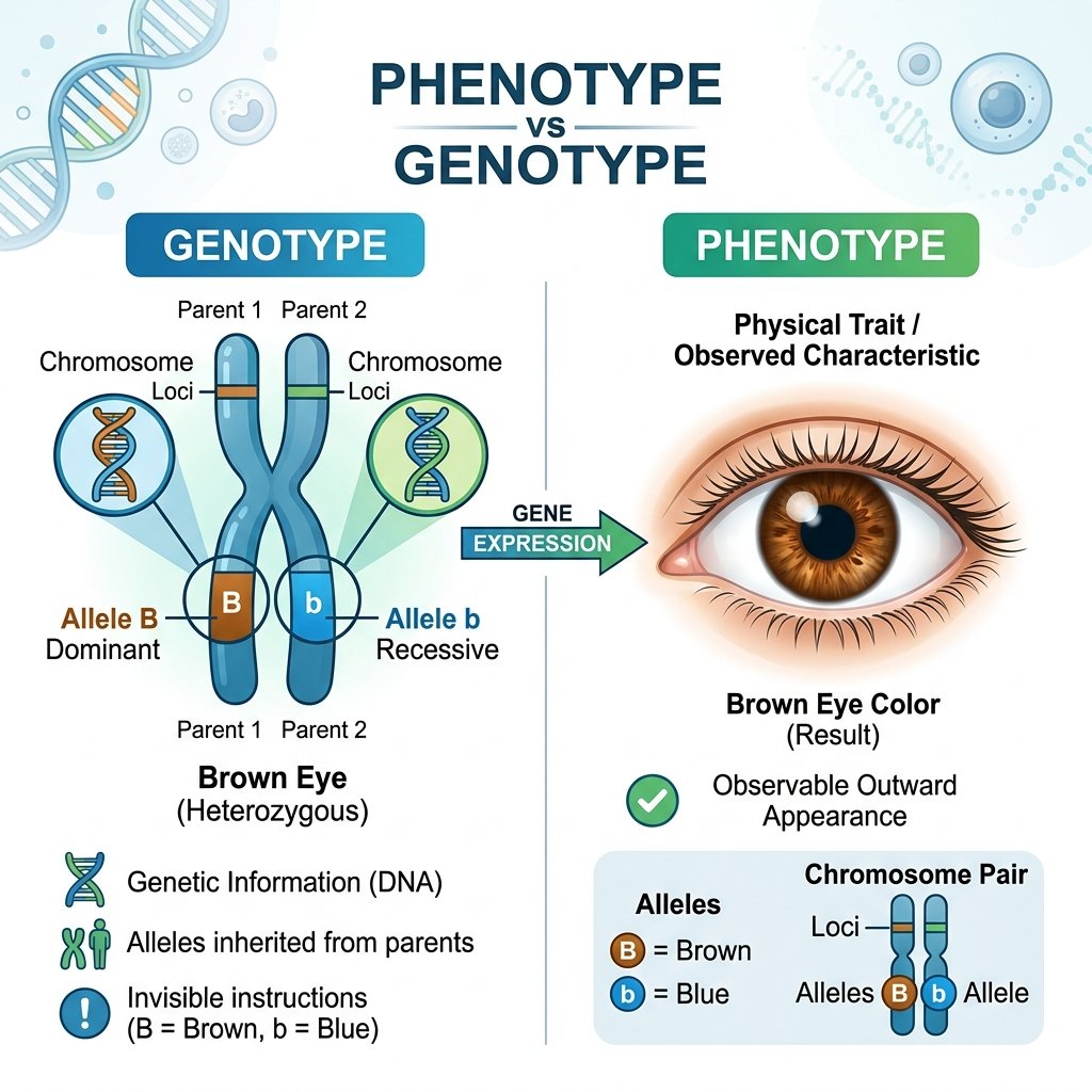 Phenotype vs Genotype Explained